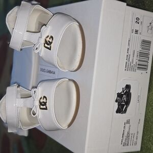 Dolce & Gabbana White Kids Sandals